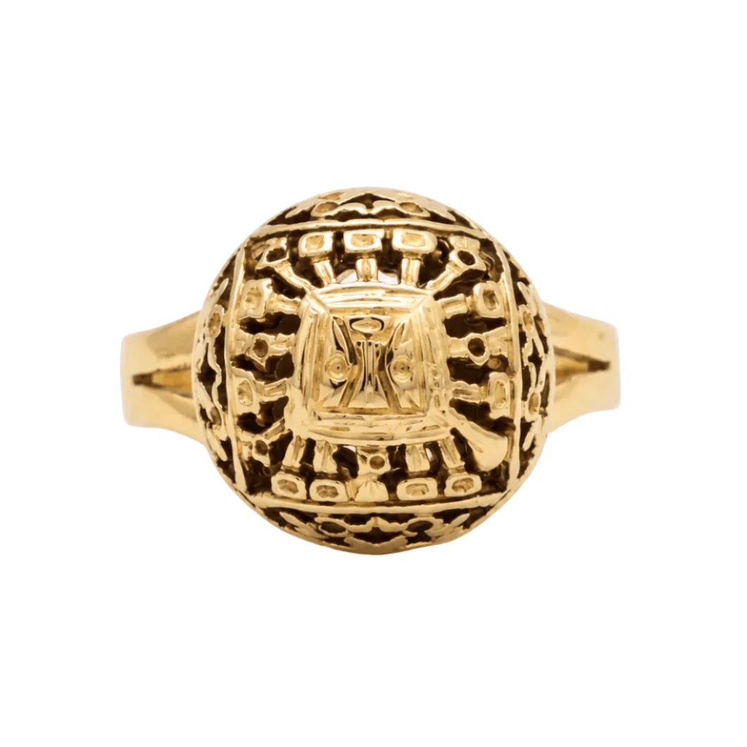 Bague Dôme ARTE ORFÉVRE en or jaune