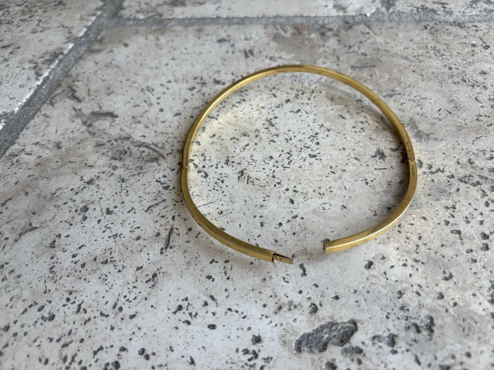 Beau collier vintage en or jaune 18 carats poids 30,1 grammes – Image 2
