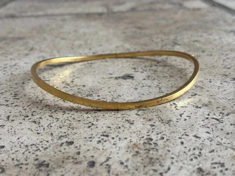 Beau collier vintage en or jaune 18 carats poids 30,1 grammes