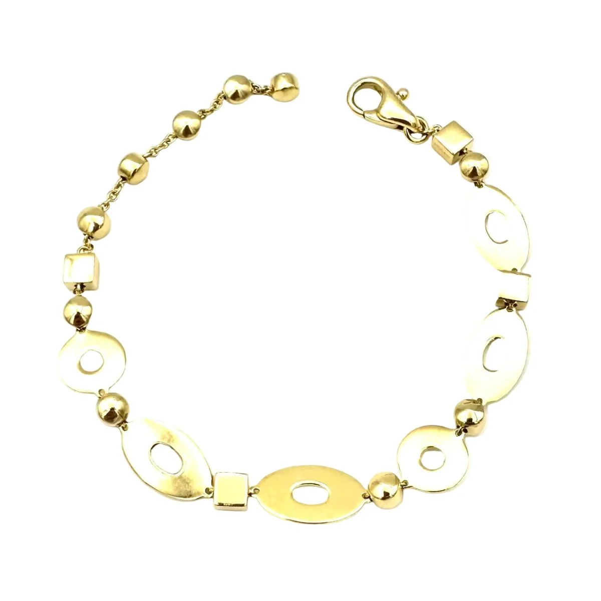 Bracelet Maille BULGARI "Lucea" en or jaune – Image 3