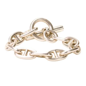 Bracelet Maille HERMÈS Chaîne d'Ancre en argent 014