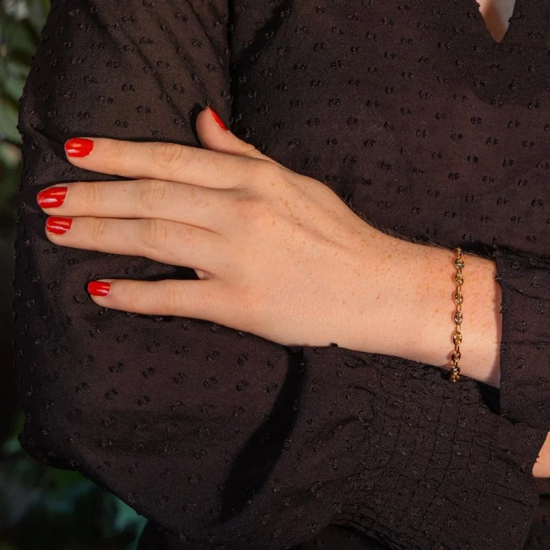 Bracelet Maille en or jaune – Image 2