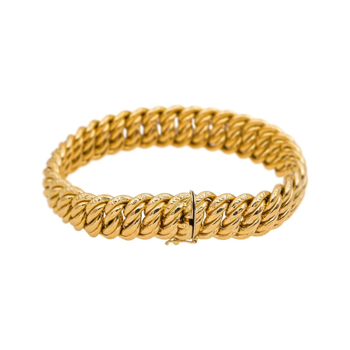 Bracelet Maille en or rose – Image 4