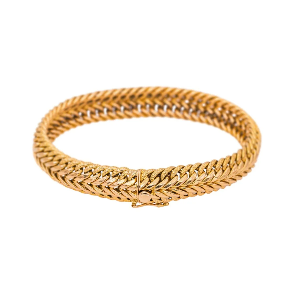 Bracelet Maille en or jaune – Image 3