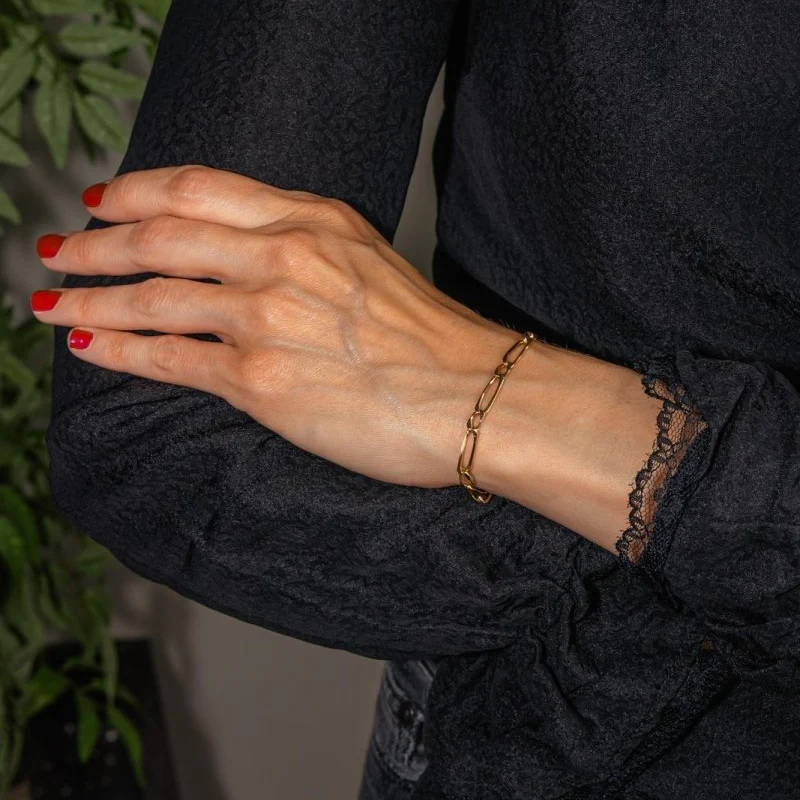 Bracelet Maille en or jaune – Image 3