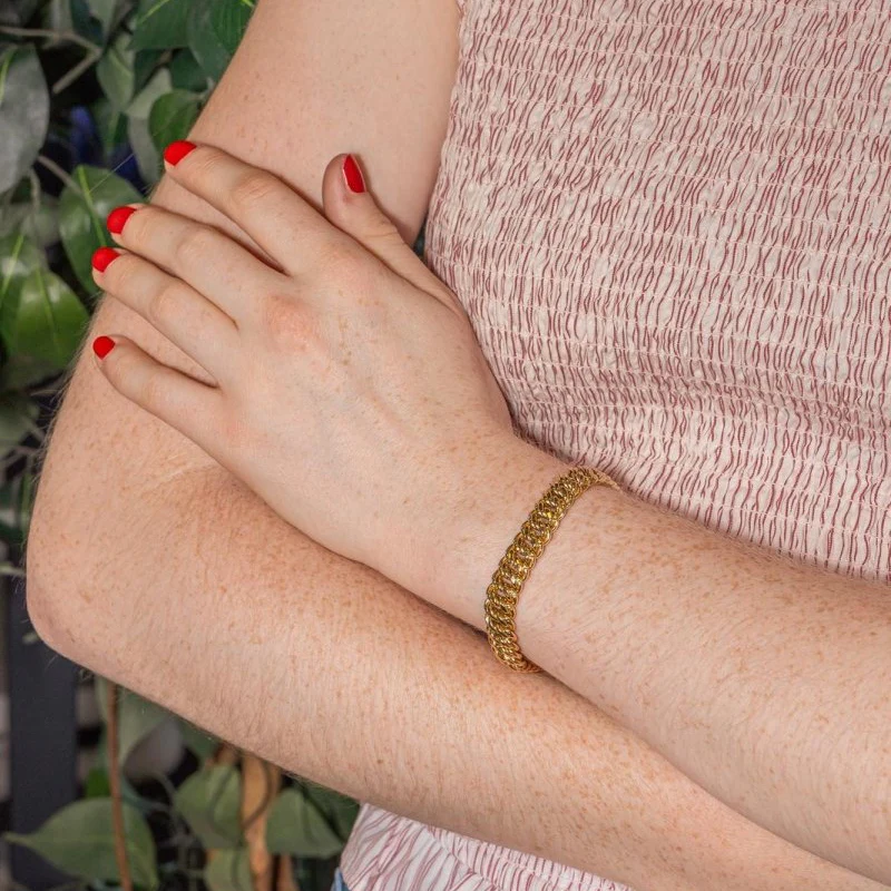 Bracelet Maille en or jaune – Image 3