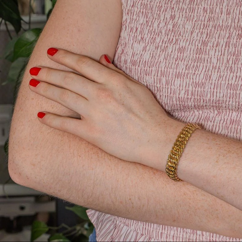 Bracelet Maille en or jaune – Image 3