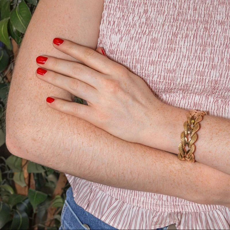 Bracelet Maille en or jaune – Image 3