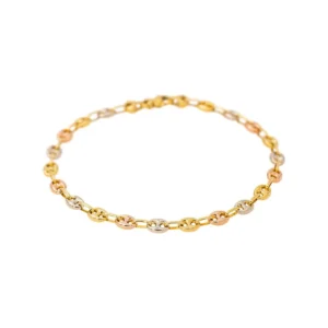 Bracelet Maille en or jaune
