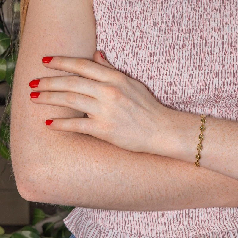 Bracelet Maille en or jaune – Image 2
