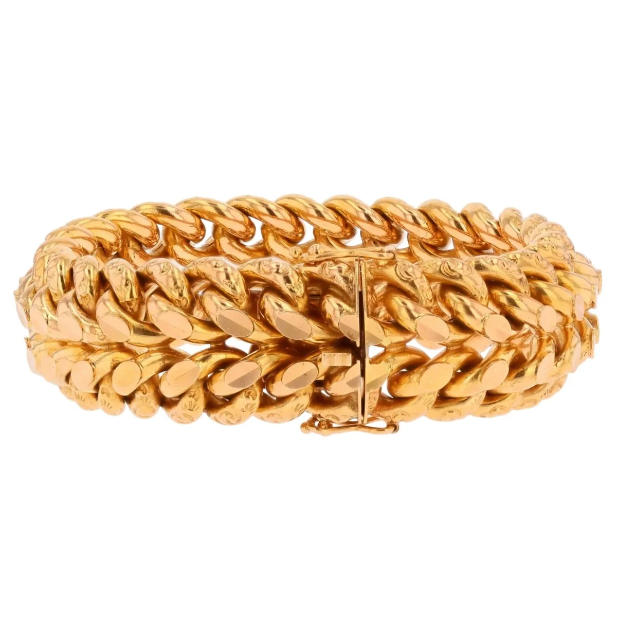 Bracelet Maille en or rose – Image 4