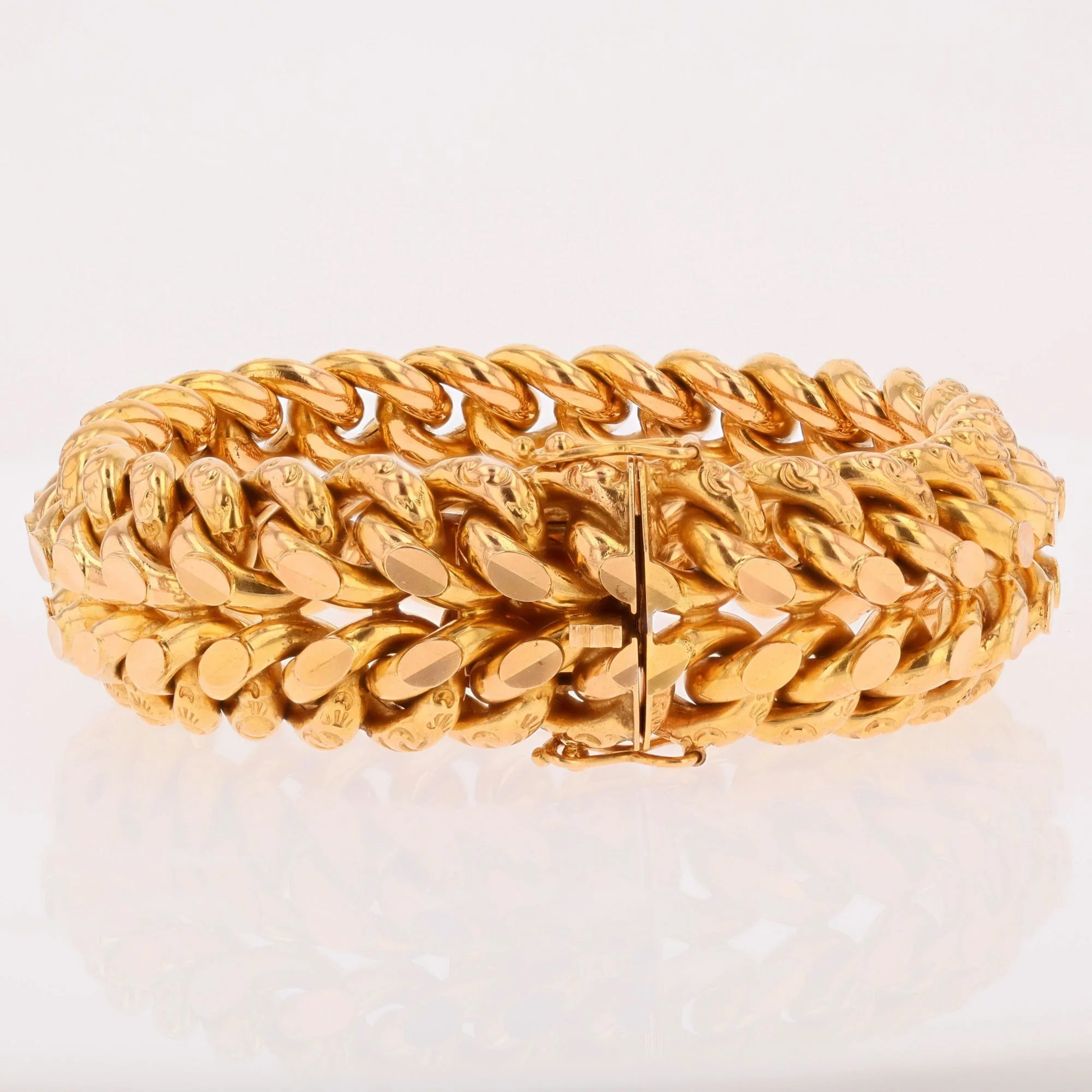 Bracelet Maille en or rose – Image 5