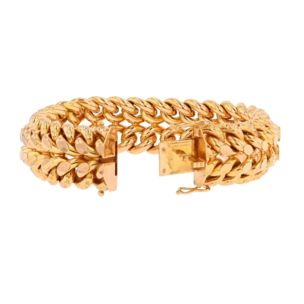 Bracelet Maille en or rose – Image 6