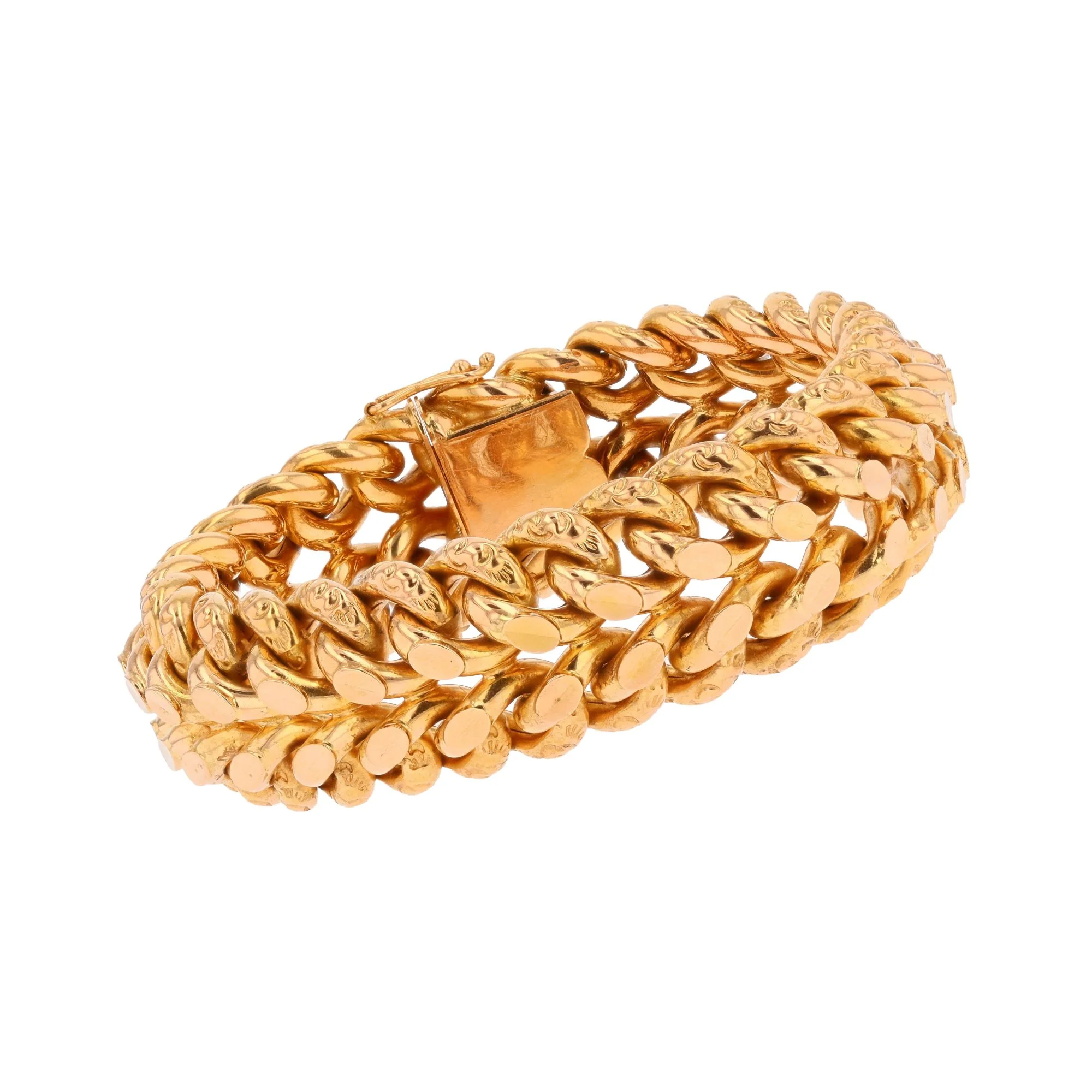 Bracelet Maille en or rose – Image 9