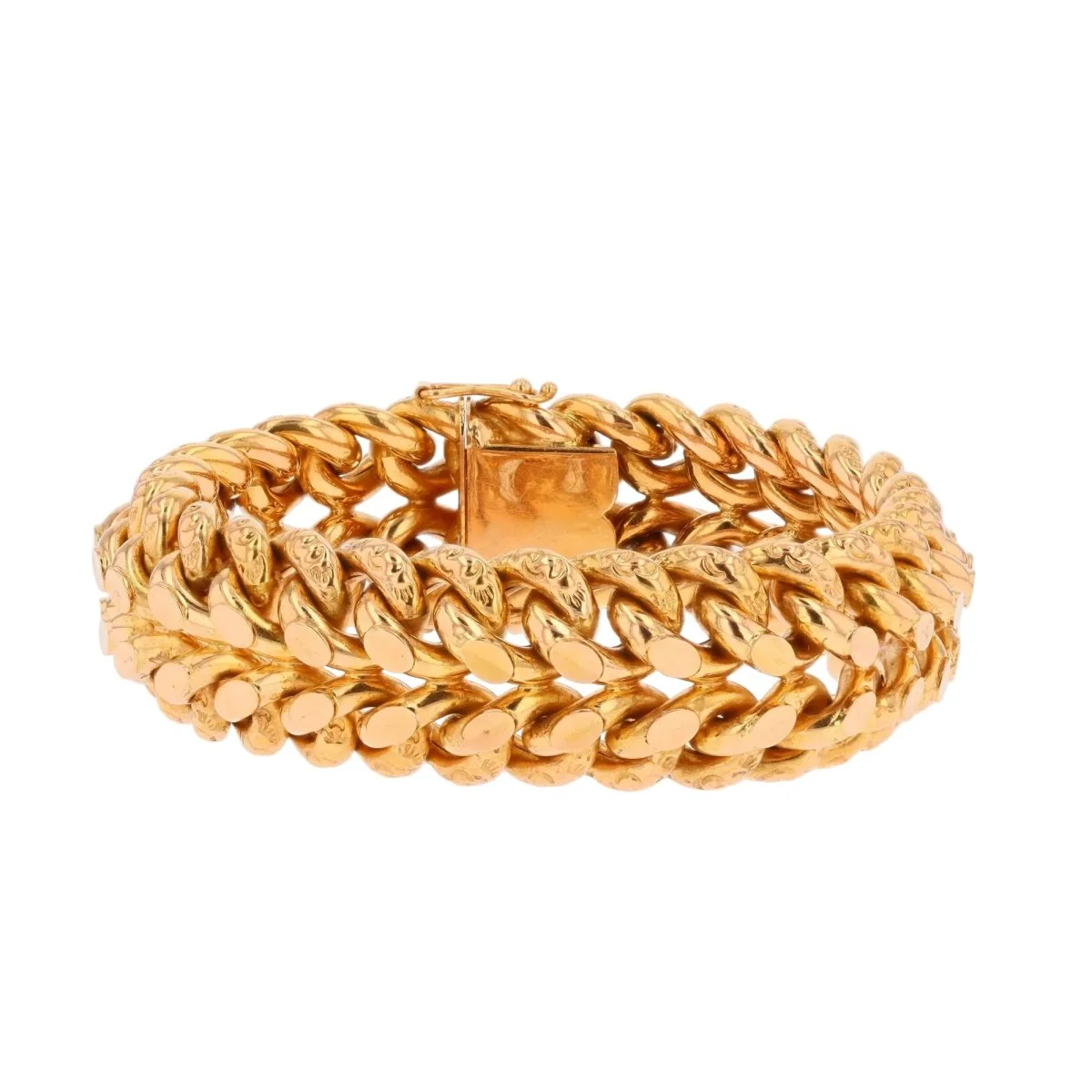 Bracelet Maille en or rose – Image 10