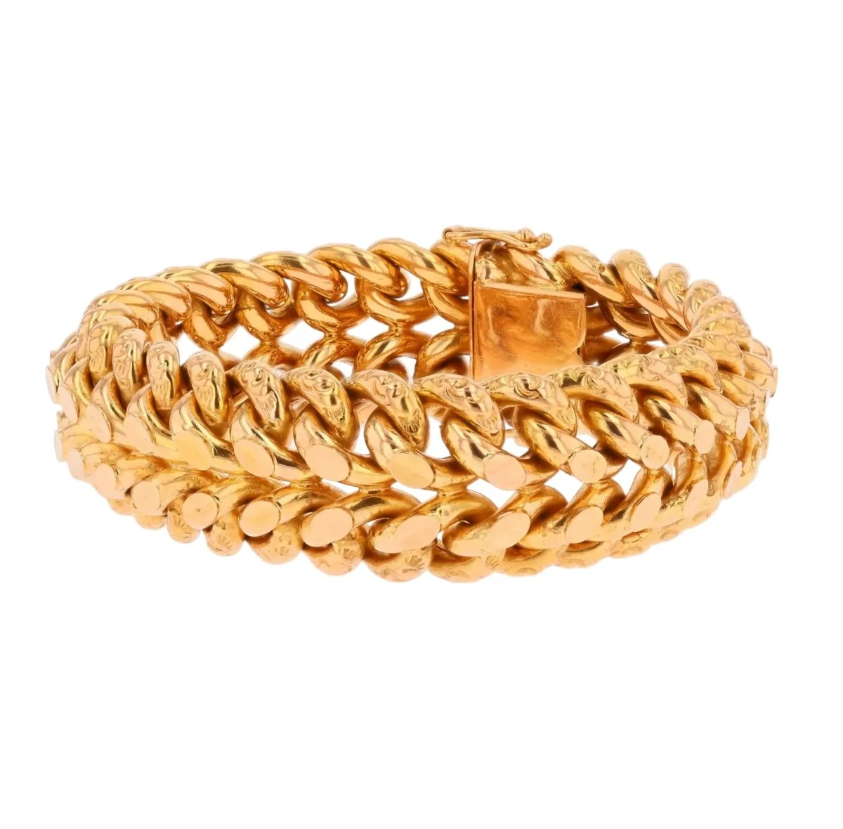 Bracelet Maille en or rose – Image 11