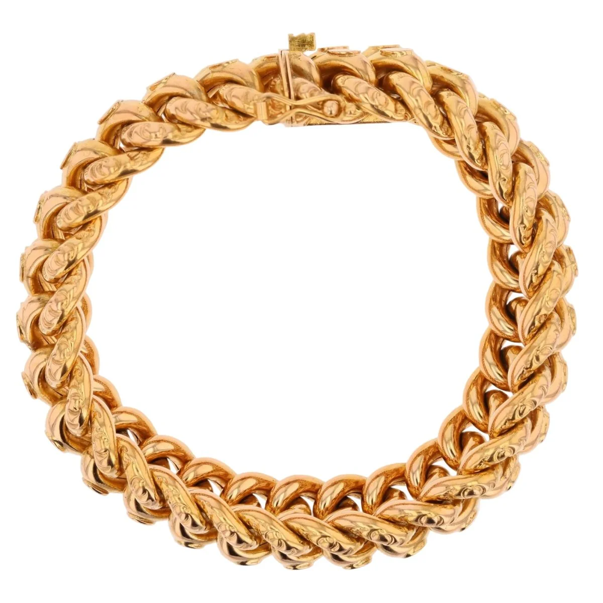 Bracelet Maille en or rose – Image 14