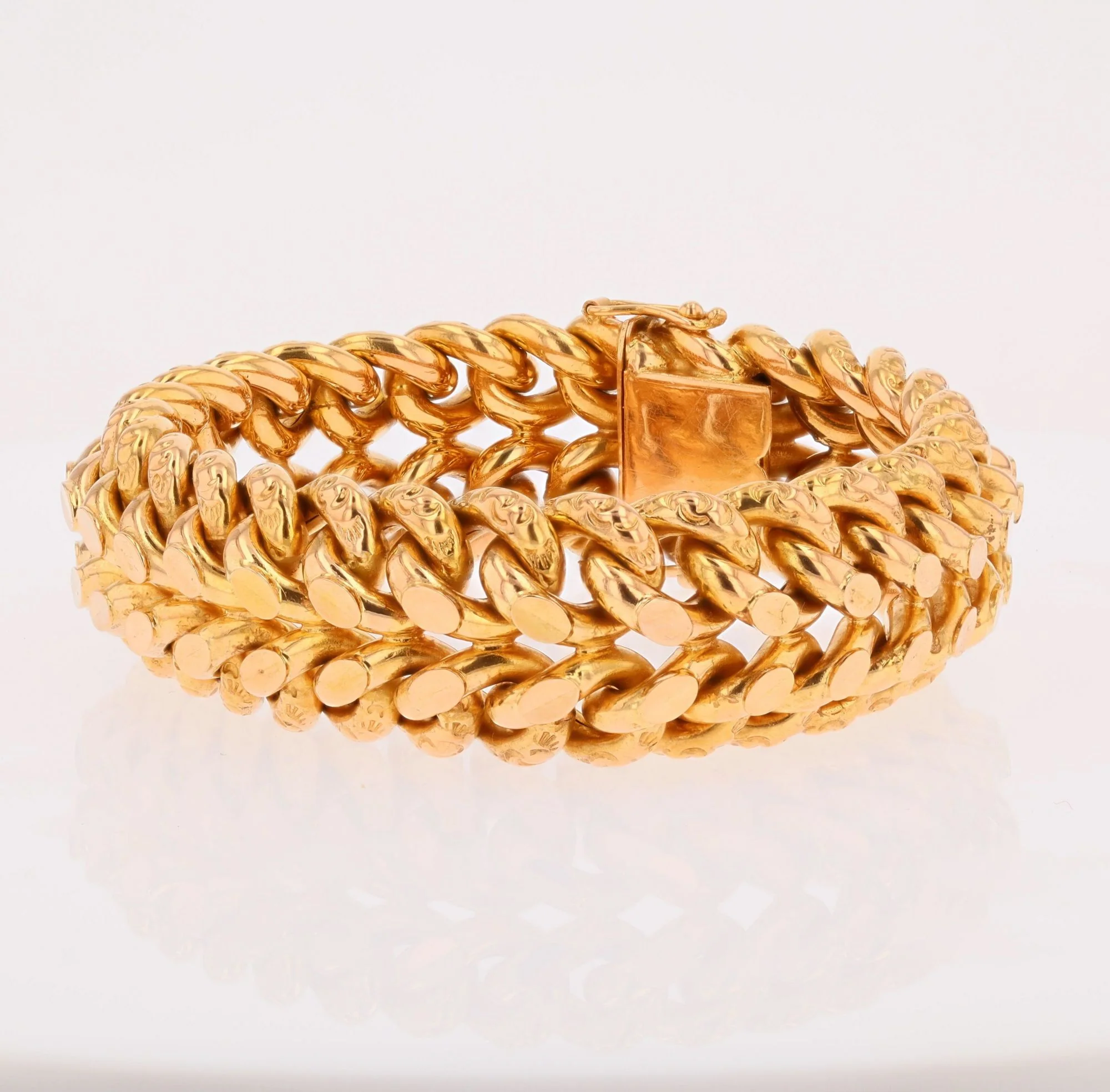 Bracelet Maille en or rose – Image 2