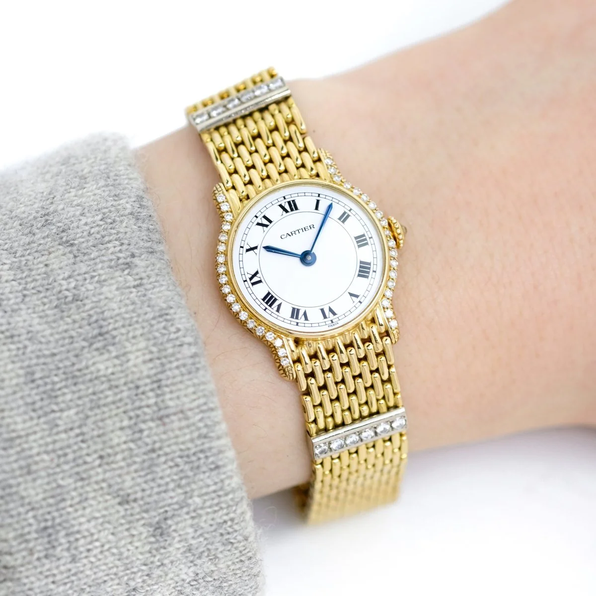 Cartier Riviera "Paris" Or Jaune & diamants - 1996 (full set) – Image 3