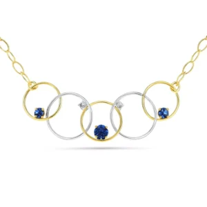 Collier 2 Ors Tanzanite et Diamant