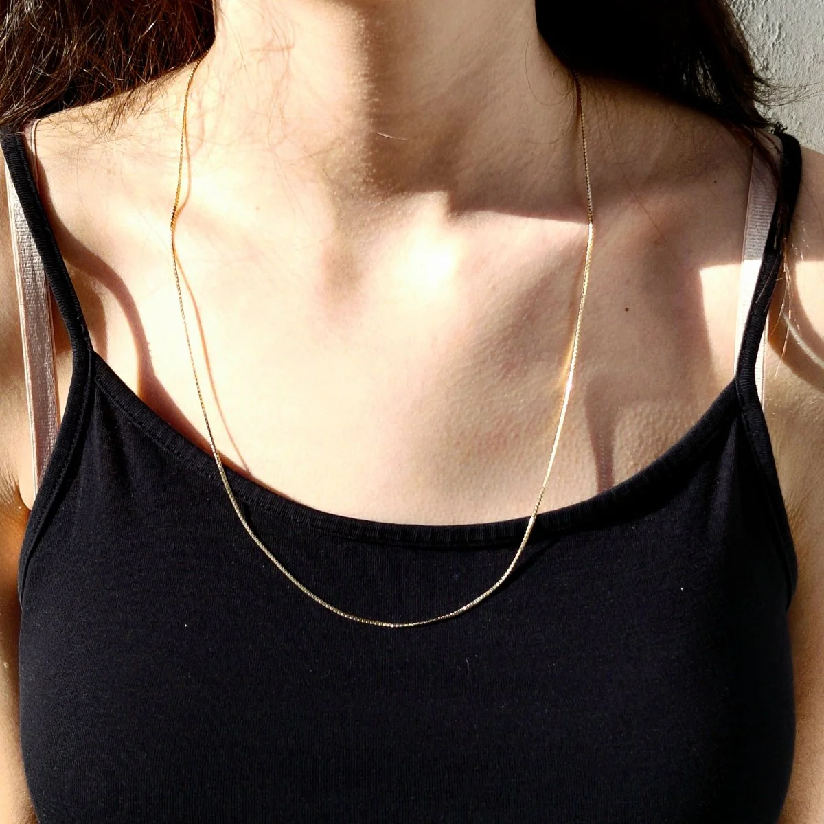 Collier Chaîne en or champagne – Image 2