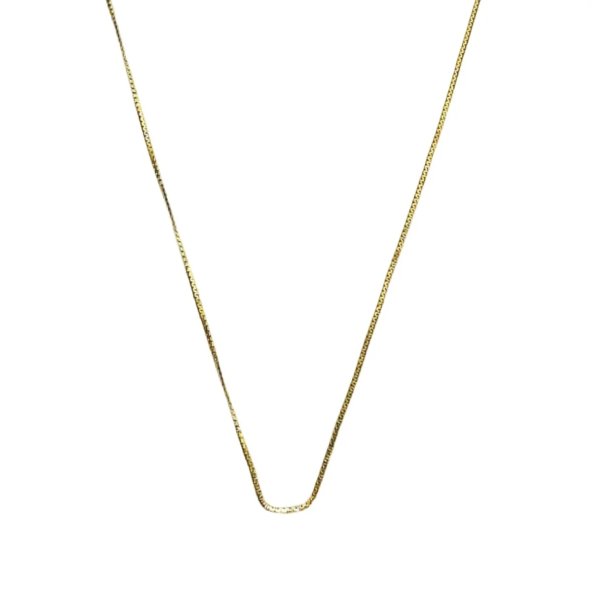 Collier Chaîne en or champagne – Image 5