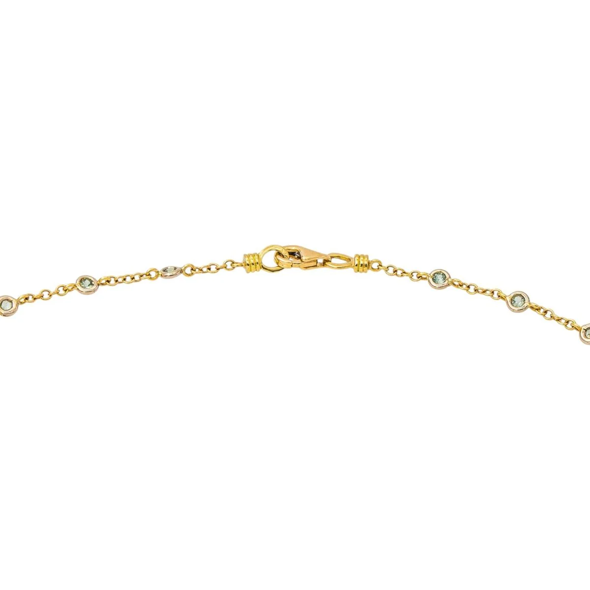 Collier Chaîne en or jaune et saphirs – Image 6