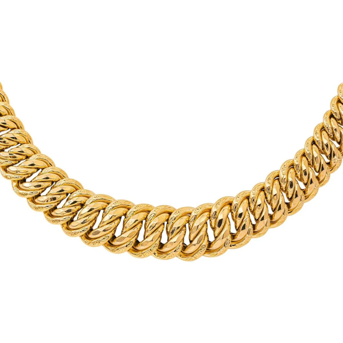 Collier Maille en or jaune