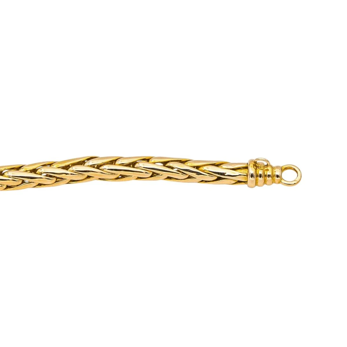 Collier Maille palmier en or jaune – Image 5