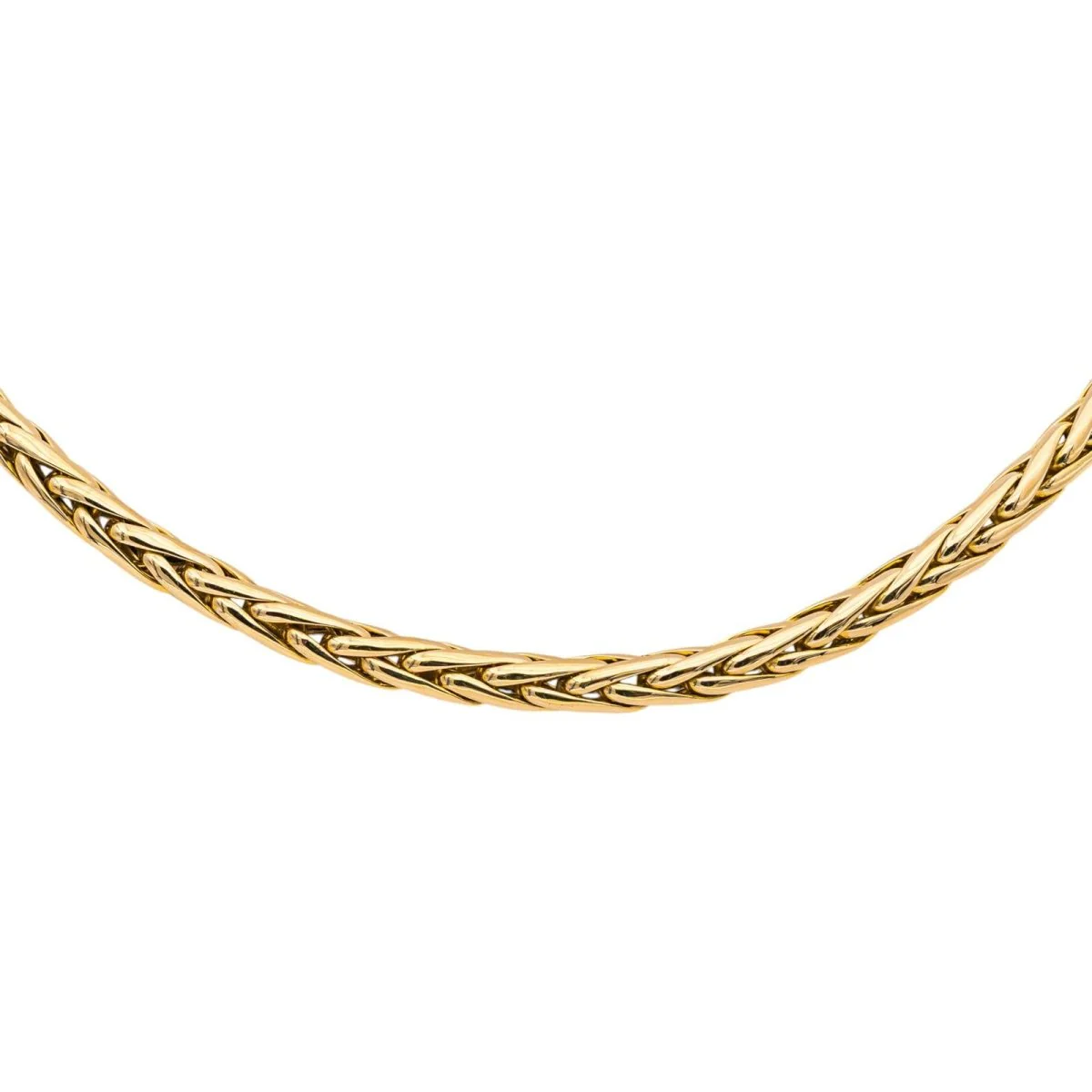 Collier Maille palmier en or jaune