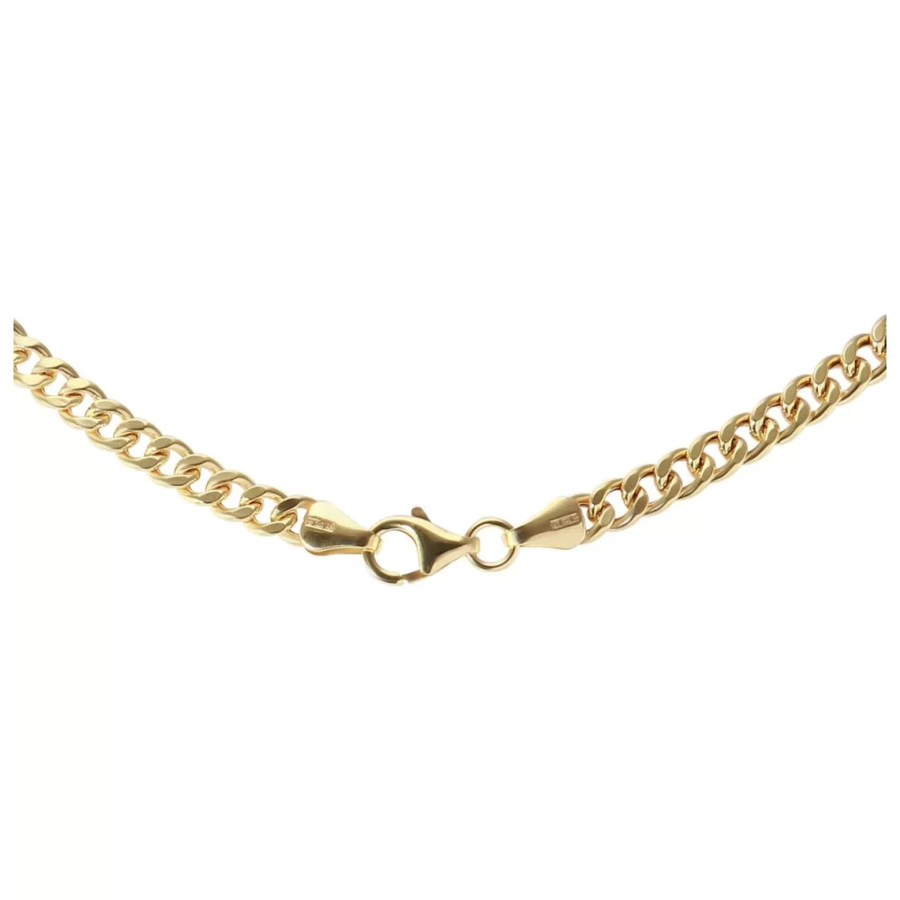 Collier Or Jaune 375 Maille Figaro 4.5mm x 50cm – Image 4