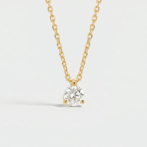 Collier - Or jaune 750 ‰ (18 carats) - Diamant