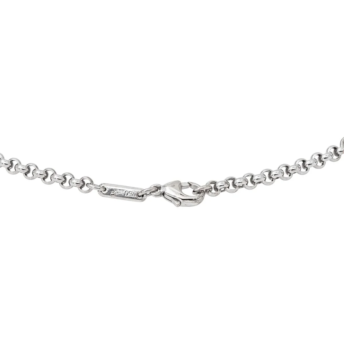 Collier Pendentif CHOPARD "Happy Diamonds" en or blanc et diamants – Image 8
