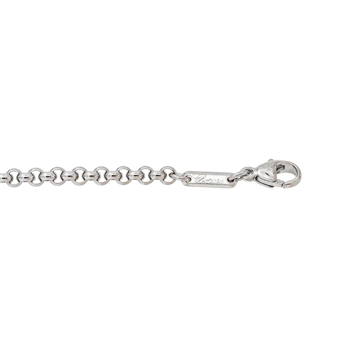 Collier Pendentif CHOPARD "Happy Diamonds" en or blanc et diamants – Image 7