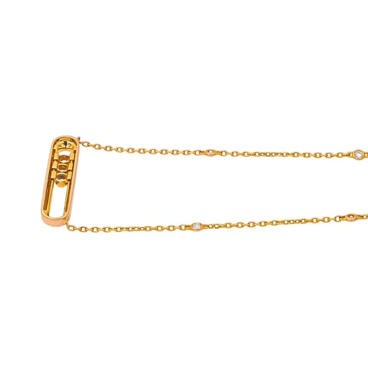 Collier Pendentif MESSIKA "Move Classique" en or rose et diamants – Image 8