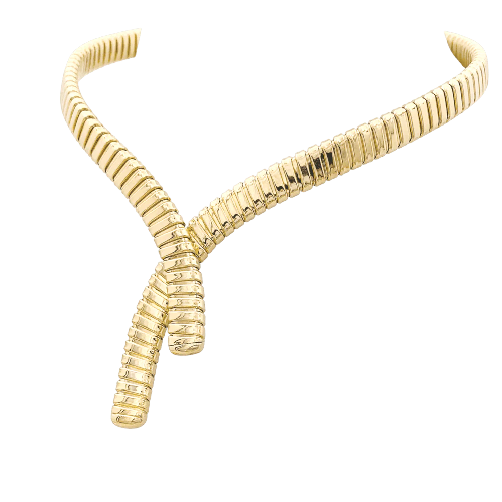 Collier Tubogas en or jaune – Image 3