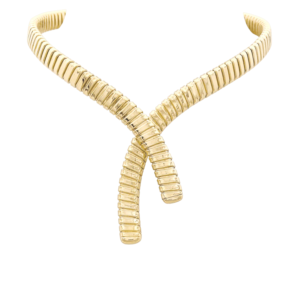 Collier Tubogas en or jaune – Image 4