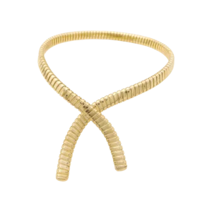 Collier Tubogas en or jaune