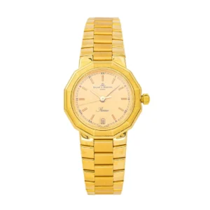 Montre BAUME & MERCIER Riviera en or jaune et quartz