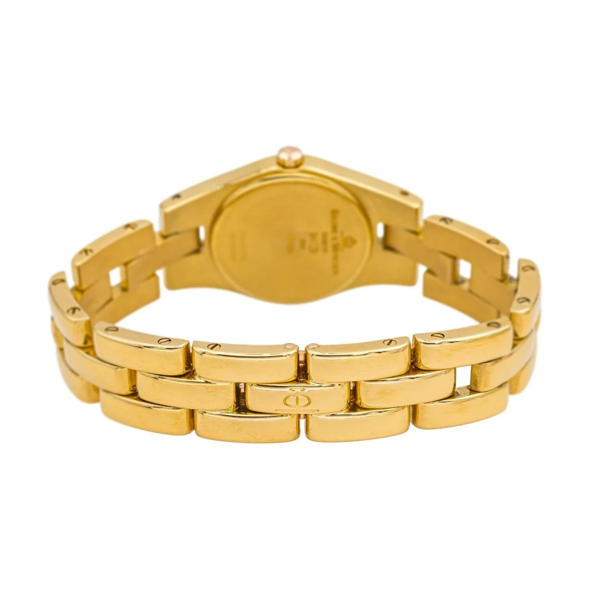 Montre BAUME & MERCIER en or jaune, nacre et quartz – Image 6
