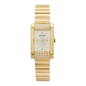 Montre BOUCHERON « Reflet Icare » en or jaune, argent et diamants
