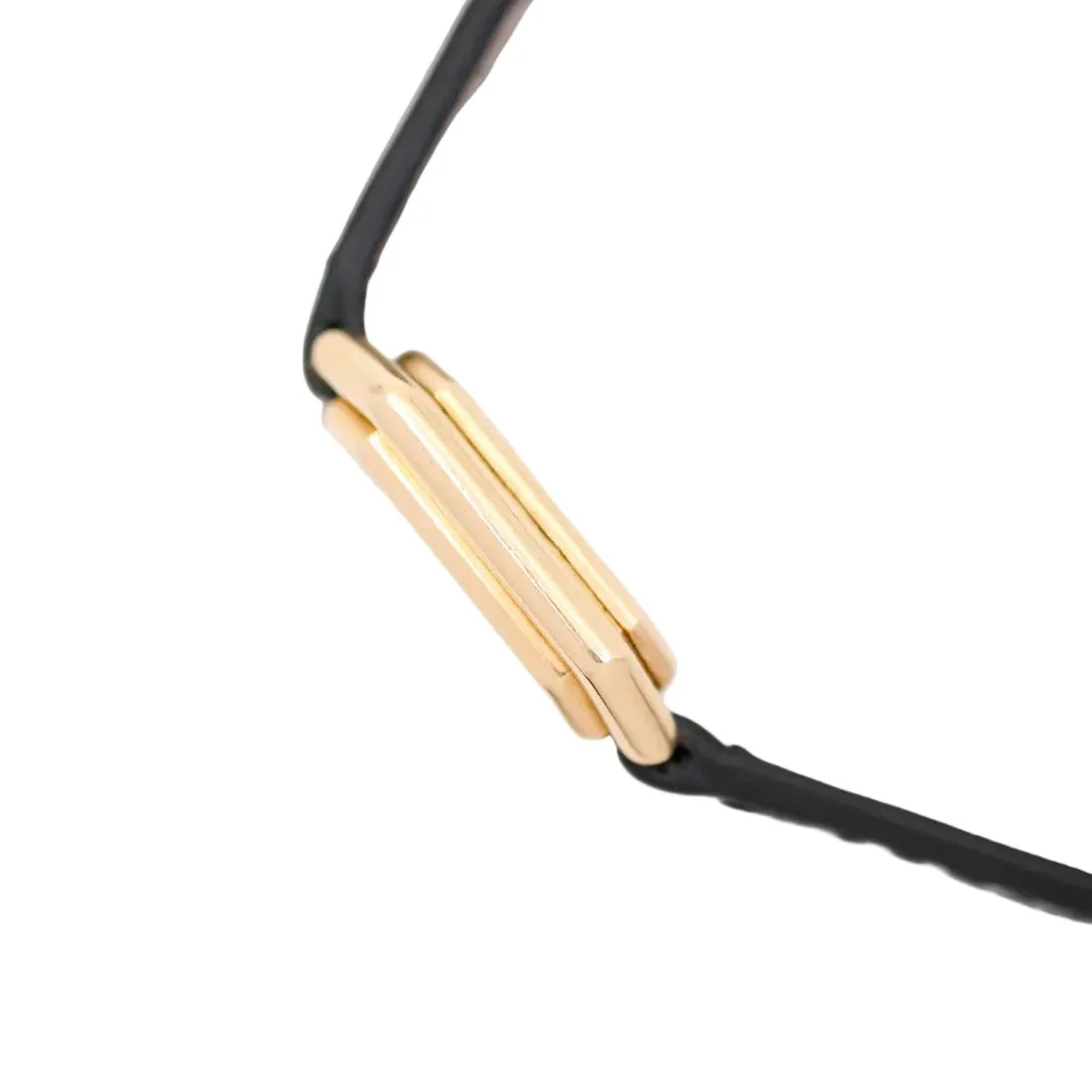 Montre CARTIER "Ceinture" PM en or jaune et cuir – Image 5