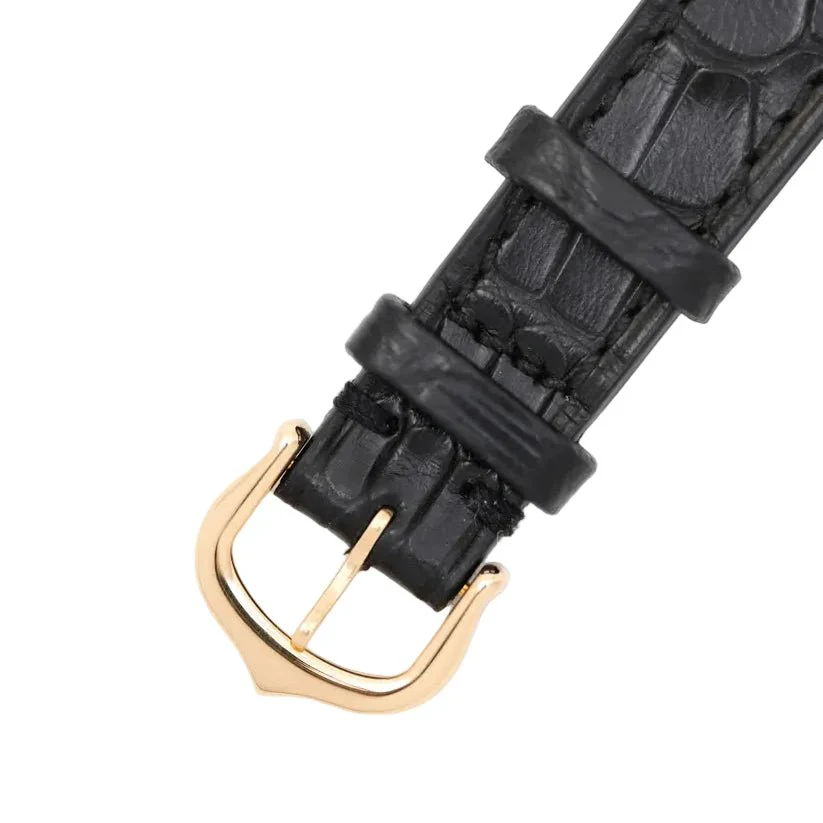 Montre CARTIER "Ceinture" PM en or jaune et cuir – Image 6