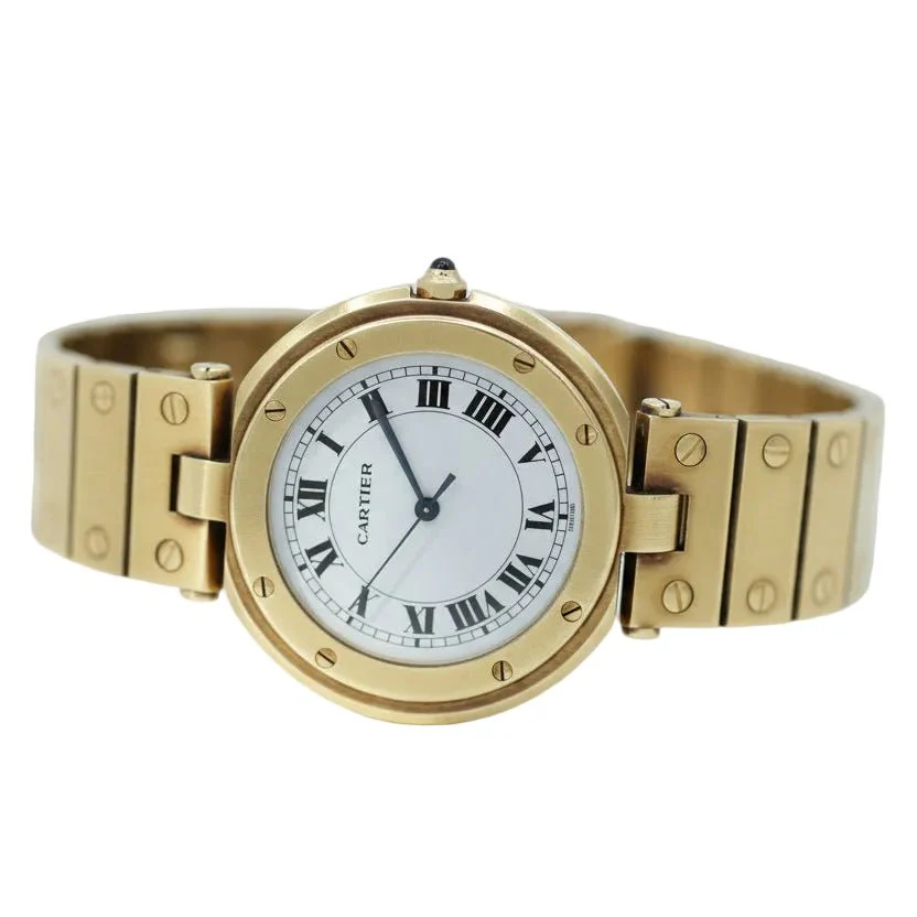 Montre CARTIER "Santos Vendôme" en or jaune – Image 2