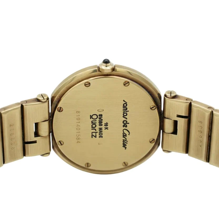 Montre CARTIER "Santos Vendôme" en or jaune – Image 3