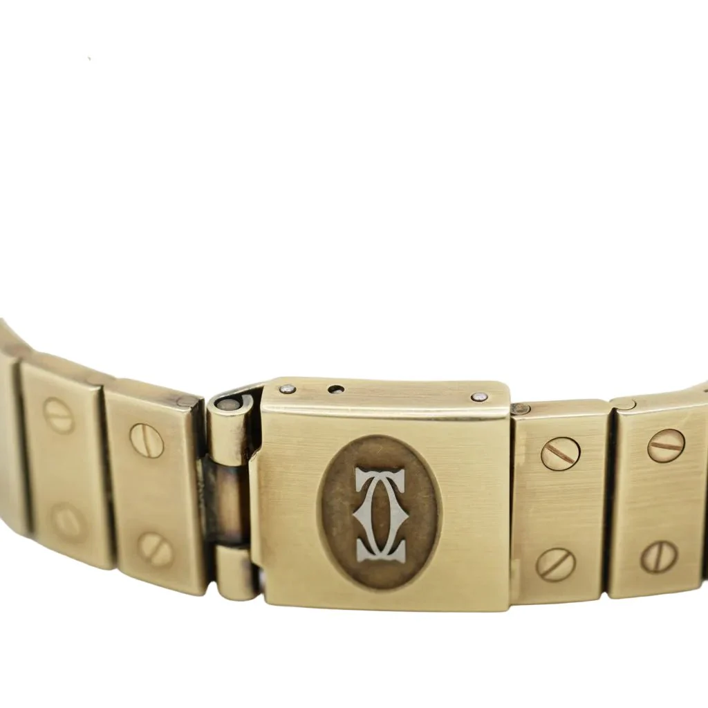 Montre CARTIER "Santos Vendôme" en or jaune – Image 4
