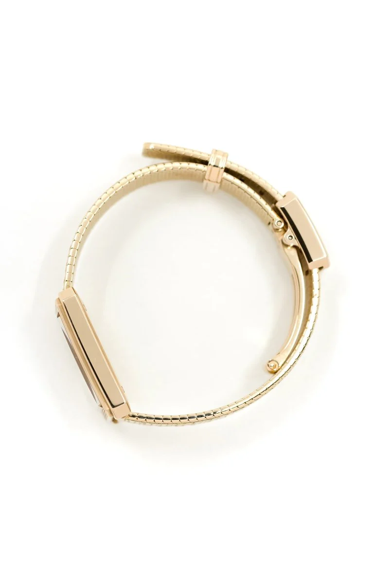Montre CHANEL "Boy·Friend Tweed" en or jaune et diamants – Image 9