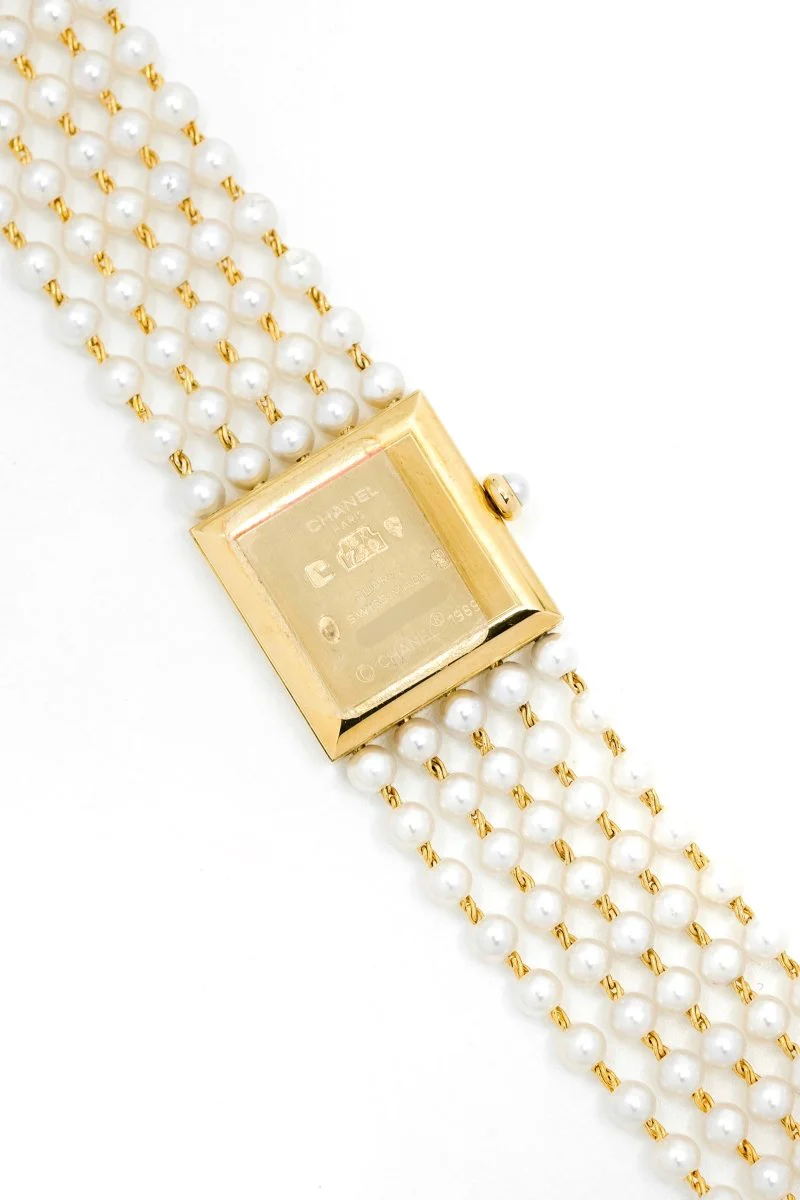 Montre Chanel Mademoiselle Perles - v. 2000 – Image 2