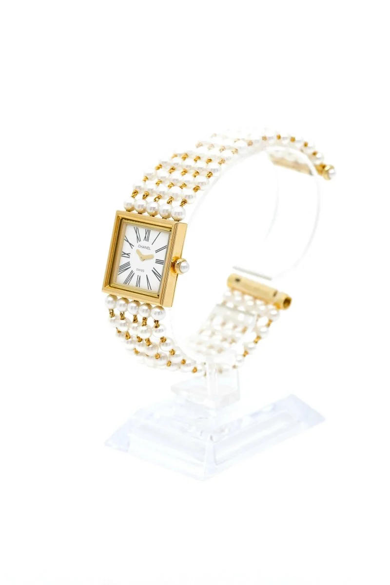 Montre Chanel Mademoiselle Perles - v. 2000 – Image 5