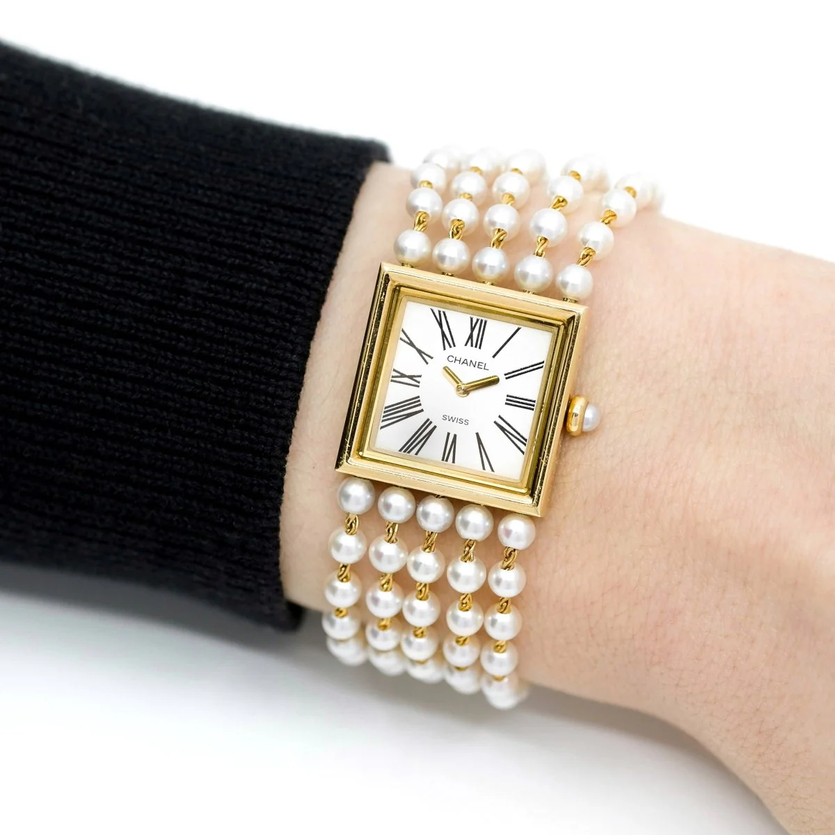Montre Chanel Mademoiselle Perles - v. 2000 – Image 9